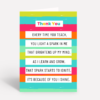 Thank You Card for Special Teacher - Printable Card