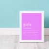 Definition of Girls - Wall Art for Girl's Room (Digital Download) - Image 10