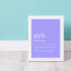 Definition of Girls - Wall Art for Girl's Room (Digital Download) - Image 9