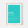 Definition of Girls - Wall Art for Girl's Room (Digital Download) - Image 6
