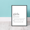 Definition of Girls - Wall Art for Girl's Room (Digital Download) - Image 8