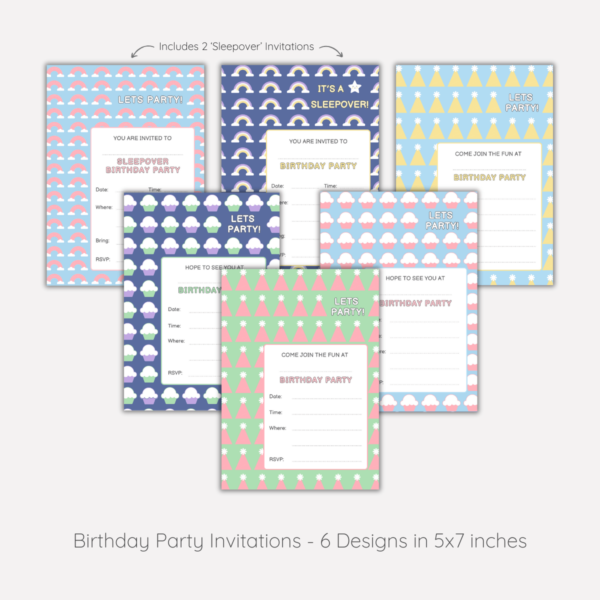 Birthday Party Invitations