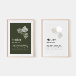 Mother - Printable Definition Wall Art