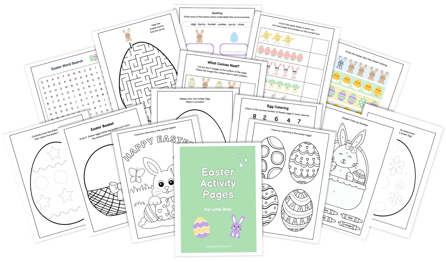 Printables For Little Girls - Little Girl Shining