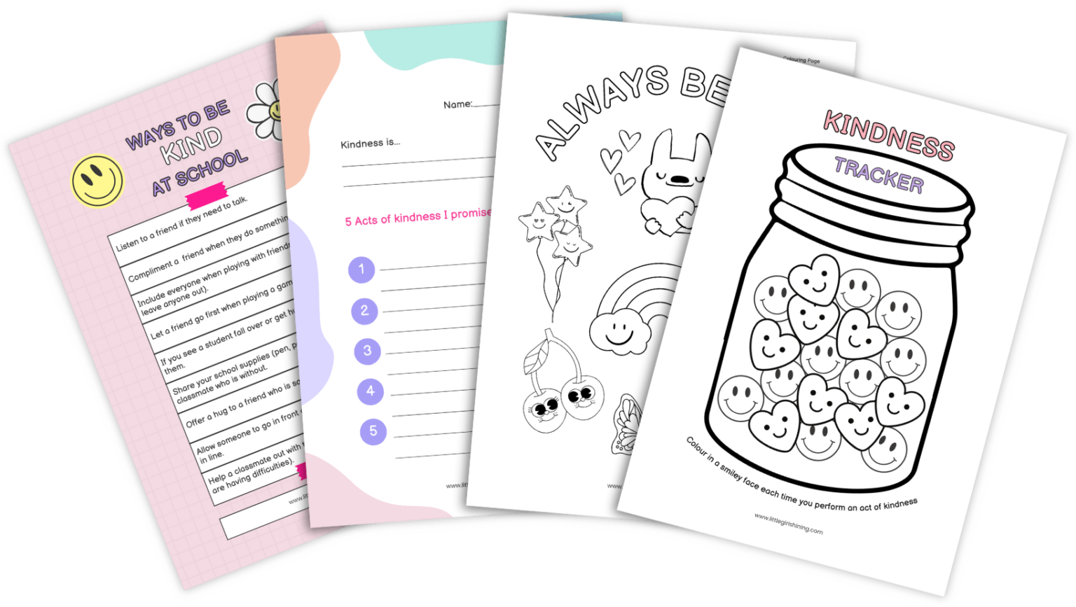 Printables For Little Girls - Little Girl Shining